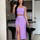 Conjunto Falda Y Blusa 2132 - Envío Gratis