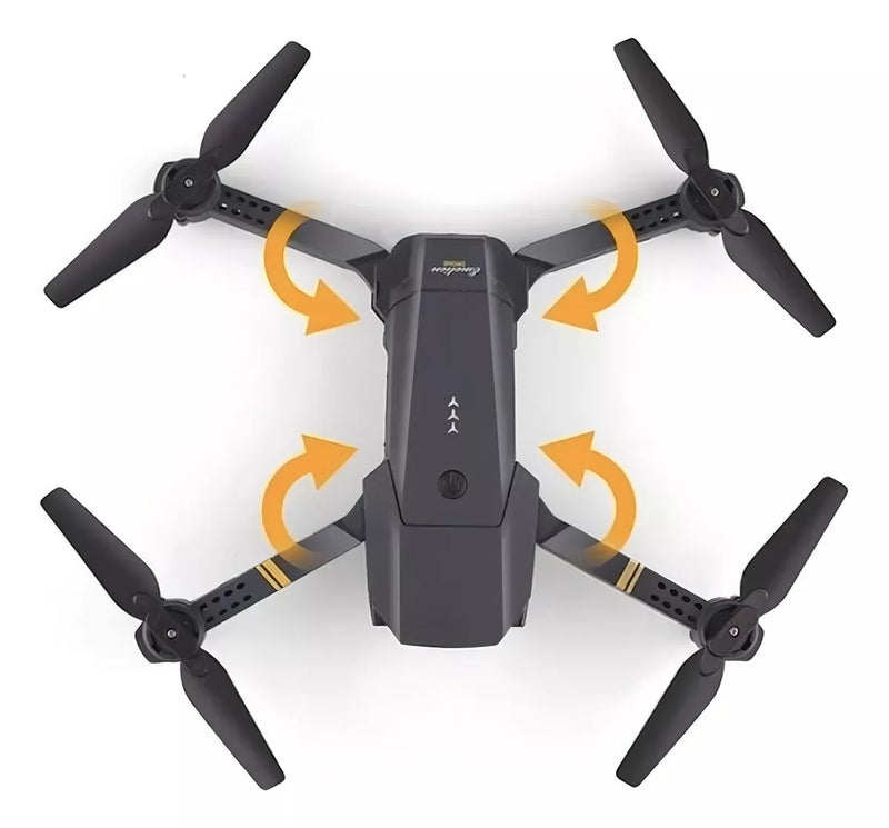 FlyDron - 4K - Dron 4K Profesional Con Doble Cámara y Con 2 Baterias