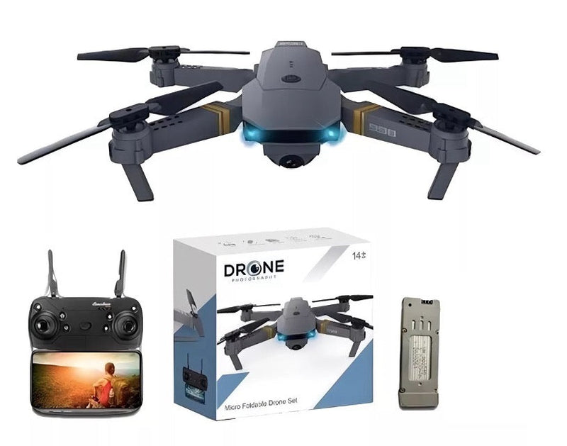 FlyDron - 4K - Dron 4K Profesional Con Doble Cámara y Con 2 Baterias